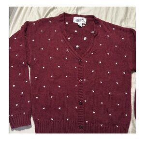 Vino de Casa Kardigan Women Size M 100% Acrylic Made In Thailand Vintage